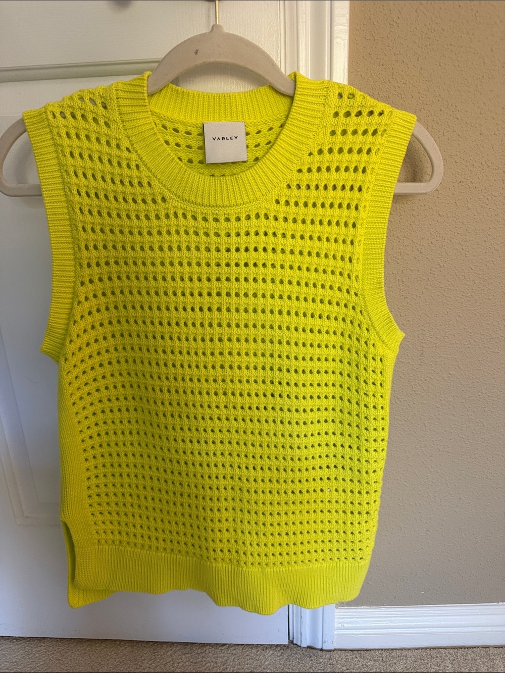 Varley crochet sweater tank